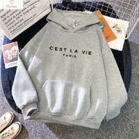 Casual Long Sleeve Hooded Sweatshirt Pullover