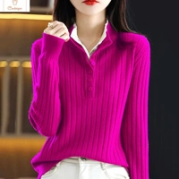Cozy Turtleneck Knit Winter Sweater Women