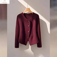 Autumn Winter Vintage Slim Wool Cardigan