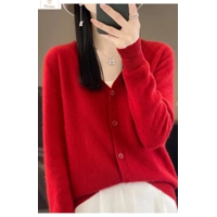 Premium Womens V-Neck Knit Cardigan