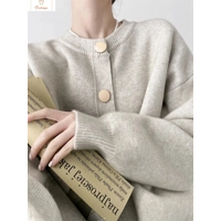 Womens Autumn Knitted Cardigan Sweater