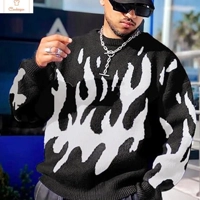 Retro Gothic Knit Streetwear Pullover Sweater