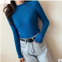Autumn Ribbed Mock Neck Pullover