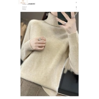 Autumn Winter Cashmere Turtleneck Sweater