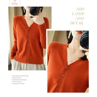 Early Autumn Cashmere V-Neck Cardigan