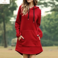 Autumn Long Sleeve Hoodie Dress for Women
