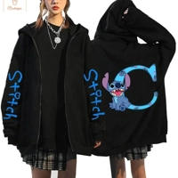 Disney Lilo Stitch Zip-Up Graphic Hoodie