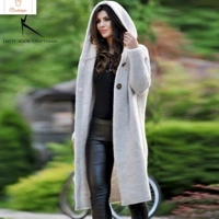 Womens Cashmere Long Sleeve Cardigan