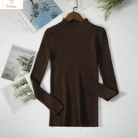 Soft Knit Cashmere Turtleneck Sweater Top