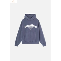 Oversized Y2K Letter Print Hoodie