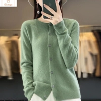 Womens Merino Wool Long Sleeve Cardigan