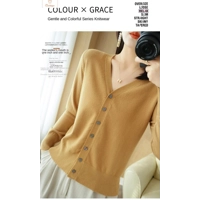 Early Autumn Cashmere V-Neck Cardigan