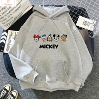 Minnie Mouse Crop Top Hoodie Sweatshirt