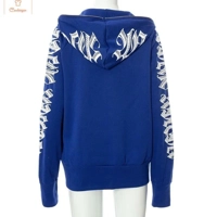 Winter Letter Printed Hoodie Jacket