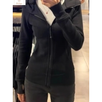 Casual Slim Fit Black Hoodie Jacket