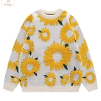 Sunflower Flock Hip Hop Trendy Couple Sweater
