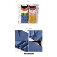 Autumn Winter V-Neck Knitted Jumper