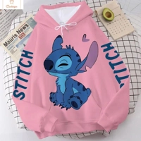 Stitch Angel Monster Hoodie Pullover