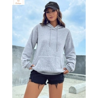 Casual Female Hoodie Sweatshirt Pullover