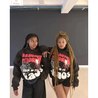 Y2K Harajuku Streetwear Hoodie Set