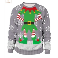 Christmas 2024 Round Neck Pullover Sweater