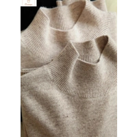 Chic Cashmere Turtleneck Pullover Sweater