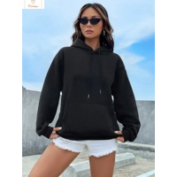 Casual Female Hoodie Sweatshirt Pullover