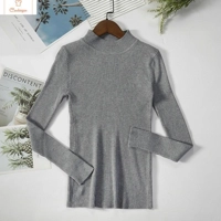 Soft Knit Cashmere Turtleneck Sweater Top