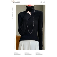 Cardeegan Womens Cashmere Turtleneck Sweater