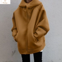 Oversized Zip-Up Hoodie for Women