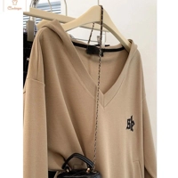 Casual Oversized Embroidered Hoodie for Women