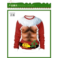 Christmas 2024 Round Neck Pullover Sweater