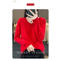 Womens V-neck Long Sleeve Fashion Sweater