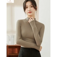 Half Turtleneck Modal Long Sleeve Top
