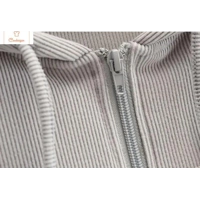 Womens Short Zip Hooded Cardigan