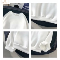 Vintage Style Womens O-Neck Hoodie Sweatshirt