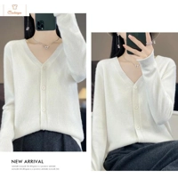 Premium Womens V-Neck Knit Cardigan