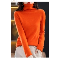 Warm Wool Turtleneck Knitted Sweater