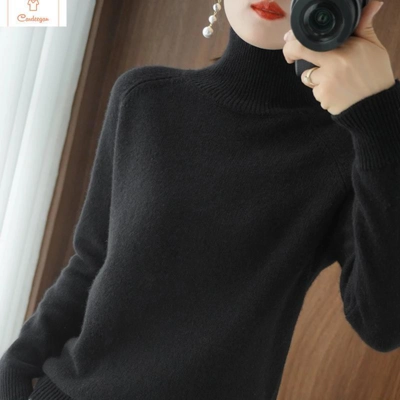 Cardeegan Elegant Slim Solid Ribbed Cashmere Sweater Cardeegan Elegant Slim Solid Ribbed Cashmere Sweater