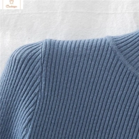Soft Knit Cashmere Turtleneck Sweater Top