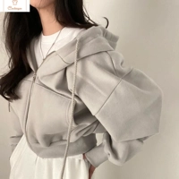 Y2K Zip Up Hoodie Womens Oversized