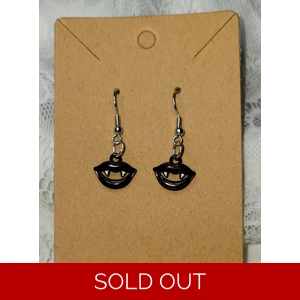 Vampire Kiss Enamel Earrings