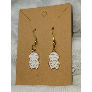 Not Your Mummy Enamel Earrings