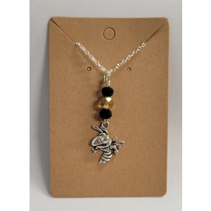 Yellowjacket/Hornet/Bee Beaded Necklace