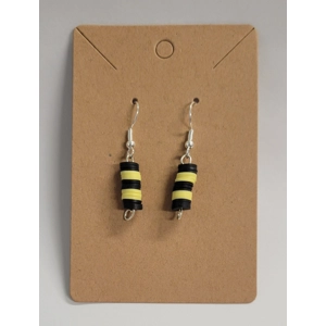Black and Yellow Earrings