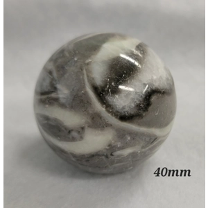 Shell Jasper Sphere