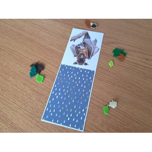 Fruit Bat Bookmark: Bookish Christmas or Any Occasion Gift for Book & Bat Lovers