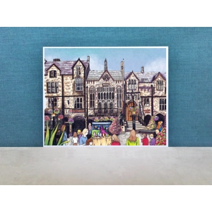 Durham Print, Durham Market Place Print, Durham Art, 8x10