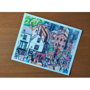 Durham Miners Gala Print, Durham Print, Durham Art, 8x10