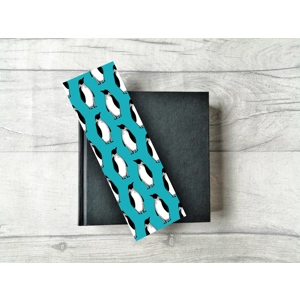 Penguin Bookmark, Penguin Gift, Penguin Gift for Men, Penguin Gift for Women, Book Lover Gift, Chris